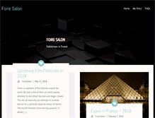 Tablet Screenshot of foiresalon.com